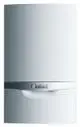 Vaillant Gerät in hellem Erscheinungsbild, möglicherweise Heizungs- oder Regelungszubehör, mit gut lesbarem Logo auf der Vorderseite und durchgängiger glatter Oberfläche.